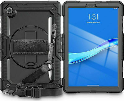Tech-Protect Solid 360 Back Cover Silicone Durable Black (Lenovo Tab M10 HD (2nd Gen) 10.1")