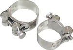 Lalizas Pipe Clamp Inox 316 22mm με Διάμετρο 44-47mm