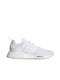 Adidas NMD_R1 Primeblue Ανδρικά Sneakers Cloud White / Gum