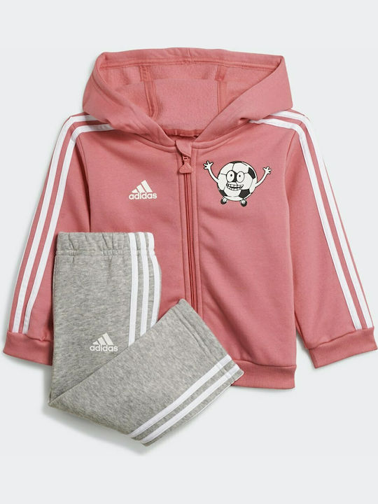 Adidas Παιδικό Σετ Φόρμας Ροζ 2τμχ