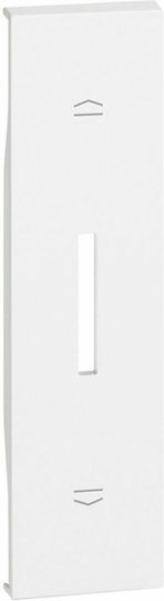 Legrand Living Now Μετώπη Διακόπτη Ρολών σε Λευκό Χρώμα KW06