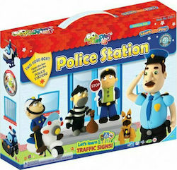 Jumping Clay Police Station Children's Clay Multicolourς 215gr C25-1 Jumping Clay Police Station Children's Clay Multicolourς 215gr C25-1