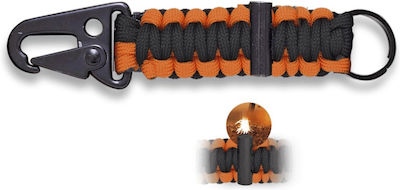 Martinez Albainox Paracord Paracord Keychain Μπρελόκ με Πυρόλυθο Orange/Black