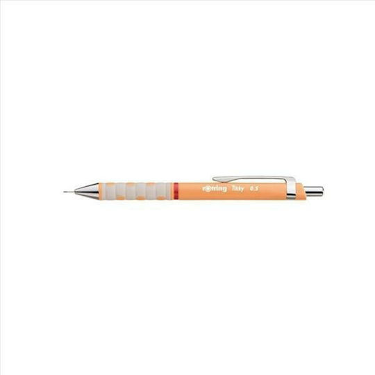 Rotring Tikky Μηχανικό Μολύβι 0.5mm με Γόμα Κατάλληλο για Σχέδιο Πορτοκαλί