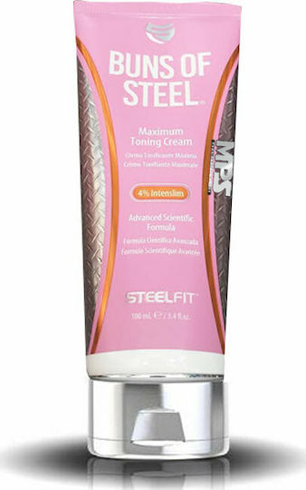 SteelFit Крем Buns Steel Maximum Toning за Отслабване и Укрепващ на Седалищни Части 100ml
