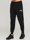 Sweatpants with Elastic Black