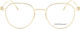 Women's Metal Prescription Eyeglass Frame Gold MB0002O 002
