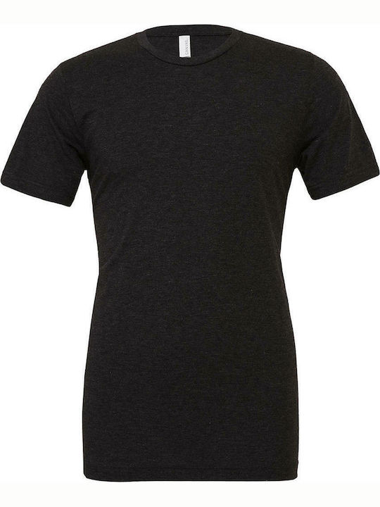 Bella Canvas Triblend 3413 Werbe-T-Shirt Charcoal Black