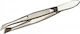 Solingen Eyebrow Tweezer with Curved Tip Pro Diamond Silver 9cm 1pcs