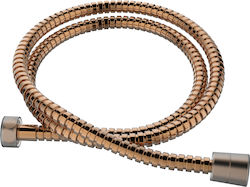 Ravenna Metallic Shower Hose Rose Gold Delmar