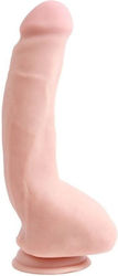 Chisa Novelties Carnal Pleasure Ρεαλιστικό Dildo με Όρχεις και Βεντούζα Flesh 23.5cm