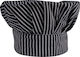 Beauty Home Chef Black Striped Cap Virtu Ε7002