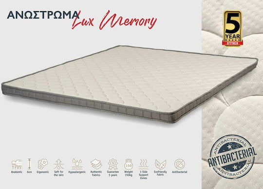 KS Kouppas Matratzentopper Memory Antibacterial Übergröße Memory-Schaum 160x190cm