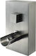 Ravenna Futura Vertical Built-In Mixer for Bathroom Sink with 1 Exit Silver