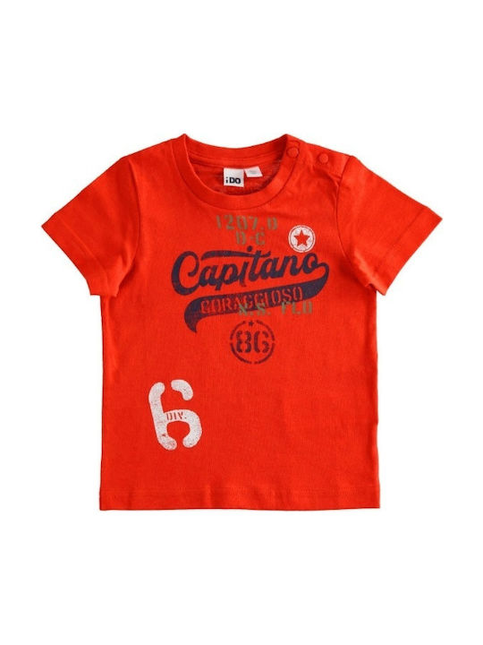 iDO Kinder-T-Shirt Rot T-Shirt "Capitano"