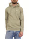 Abercrombie & Fitch Herren Sweatshirt mit Kapuze und Taschen Beige