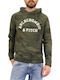 Sweatshirt with Hood Khaki