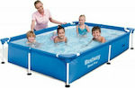 Bestway My First Frame Pool Swimming Pool PVC with Metallic Frame 221x150x43cm 221x150x43cm