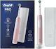 Oral-B Pro 750 CrossAction Special Edition Ηλεκτρική Οδοντόβουρτσα με Χρονομετρητή και Θήκη Ταξιδίου Ροζ