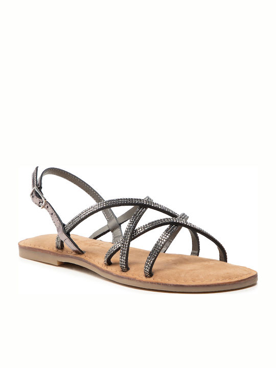 S.Oliver Damen Flache Sandalen in Gray Farbe