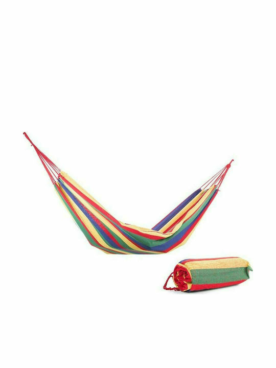 Single Hammock Πολύχρωμο Ρίγες 200x80cm