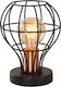 Ravenna Wire Tisch Dekorative Lampe mit Fassung für Lampe E27 Rose Gold