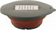 Outwell Collaps Bowl & lid with Grater Πιάτο για Camping Terracotta