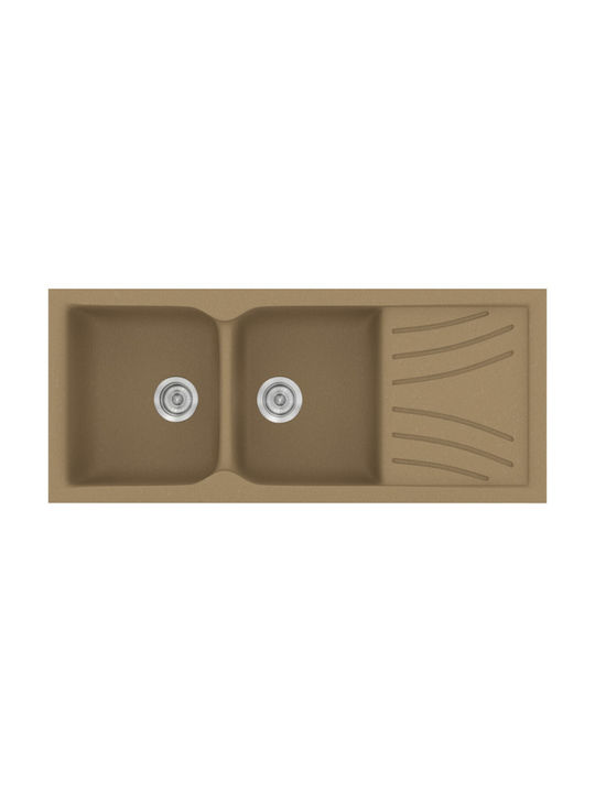 Sanitec Classic Undermount Sink Synthetic Grani...
