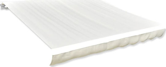 vidaXL Replacement Awning Ecru with PU Coating 3x5m