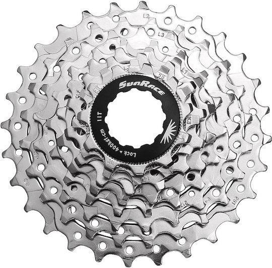 SunRace CSR86 Road Bike Cassette 8 Speeds with Sprocket 11-28