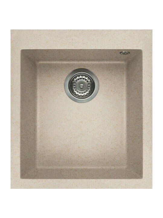 Elleci Quadra 100 Granitek LGQ10051 Drop-In Chi...