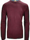 Camel Active Herren Langarm-Pullover Burgundisch