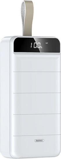 Remax RPP-185 Power Bank 50000mAh με 3 Θύρες USB-A Λευκό