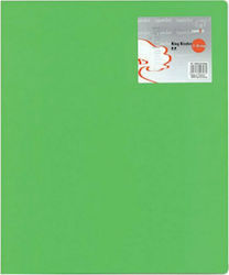 Typotrust Clipboard with 2 Rings 3/32 for A4 Sheets Green