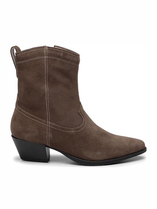 Vagabond Emily Cowboy Boots Brown