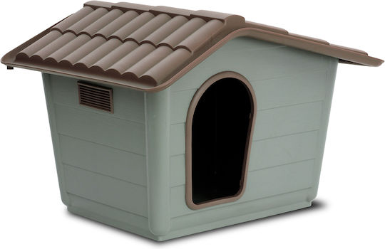 MP Bergamo Cuccia Sprint Eco Hundehaus Kunststoff Außenbereich Gray 60x50x41cm