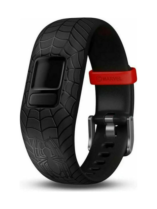Garmin Spider-Man Λουράκι Μαύρο (Vivofit Jr. 2)