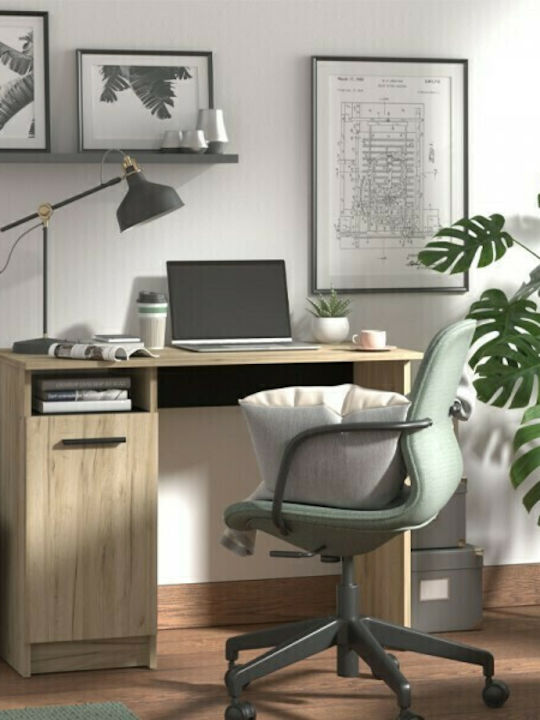 Birou Rey Din Lemn Gri - Stejar - Negru 100x50x...