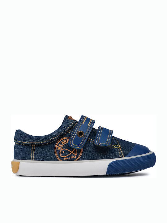 Garvalin Kids Sneakers with Scratch Blue