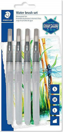 Staedtler 949 Water Brush Malpinsel-Set 4Stück 949-SBK4-C