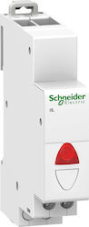 Schneider Electric Acti 9 iIL Единичен Индикаторна Лампа на Панел Жълта