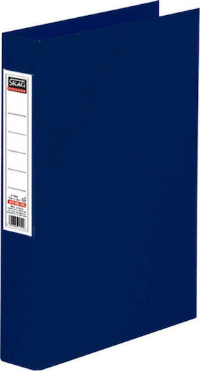 Skag Binders 4/32 for Paper A4 with 4 s Rings Blue Systems 1pcs
