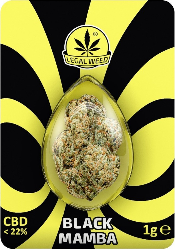 Legal Weed Black Mamba Ανθός Κάνναβης με 22 CBD 1gr Skroutz.gr