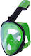Bluewave Μάσκα Θαλάσσης Full Face Μαύρο / Πράσινο L/XL