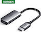 Ugreen CM239 Μετατροπέας HDMI male σε mini DisplayPort female Ασημί 1τμχ