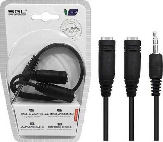 SGL Converter 3.5mm male to 3.5mm 2x female 1pcs 194494