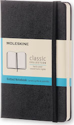 Moleskine Caiet 192 Foi cu Puncte și Elastic Negru