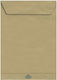 Typotrust Set of Envelopes Bag Type with Adhesive 10pcs in Brown Color