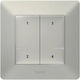 Legrand Valena Life With Netatmo Wall-mounted Electrical Wall Switch Wi-Fi Commands Quadruplicate with Silver Frame