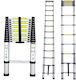 Inox Kiss Telescopic Ladder Aluminum 13 of Steps with Maximum Height 4.1m